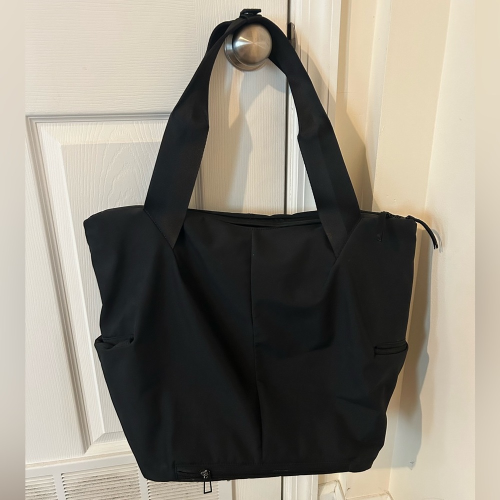 Adidas black tote bag